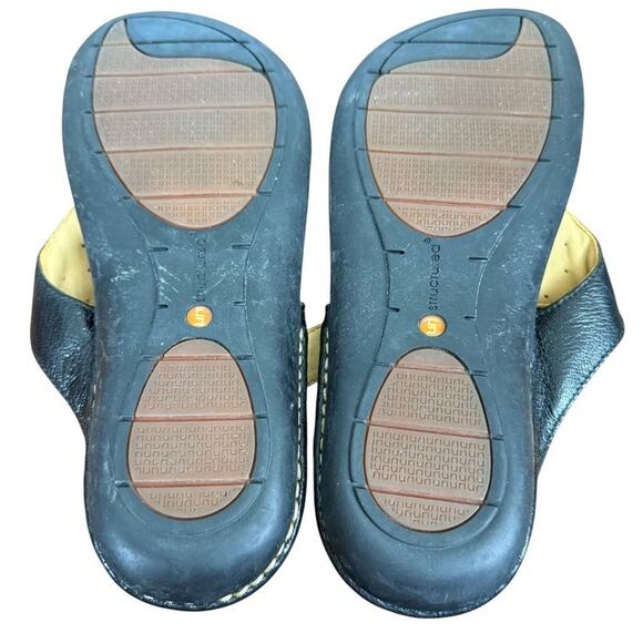 Clarks Unstructured Undrizzle Studded Leather Thongs Comfort Sandals Shoes 7.5 - Picture 15 of 16